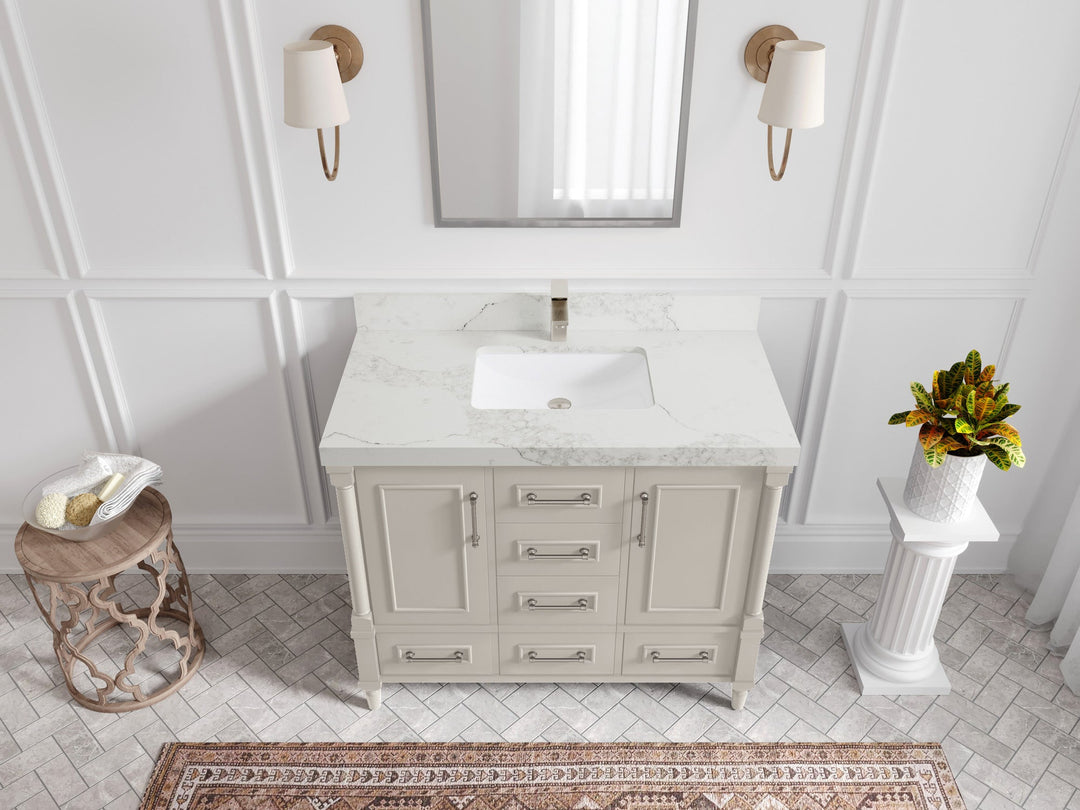 Aberdeen 42 in. W x 22 in. D Single Sink Bathroom Vanity