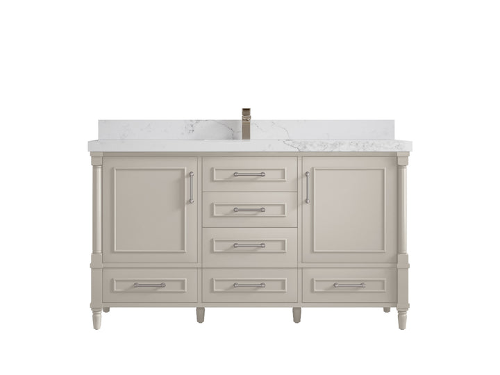 Aberdeen 60 in. W x 22 in. D Single Sink Bathroom Vanity - photo 14