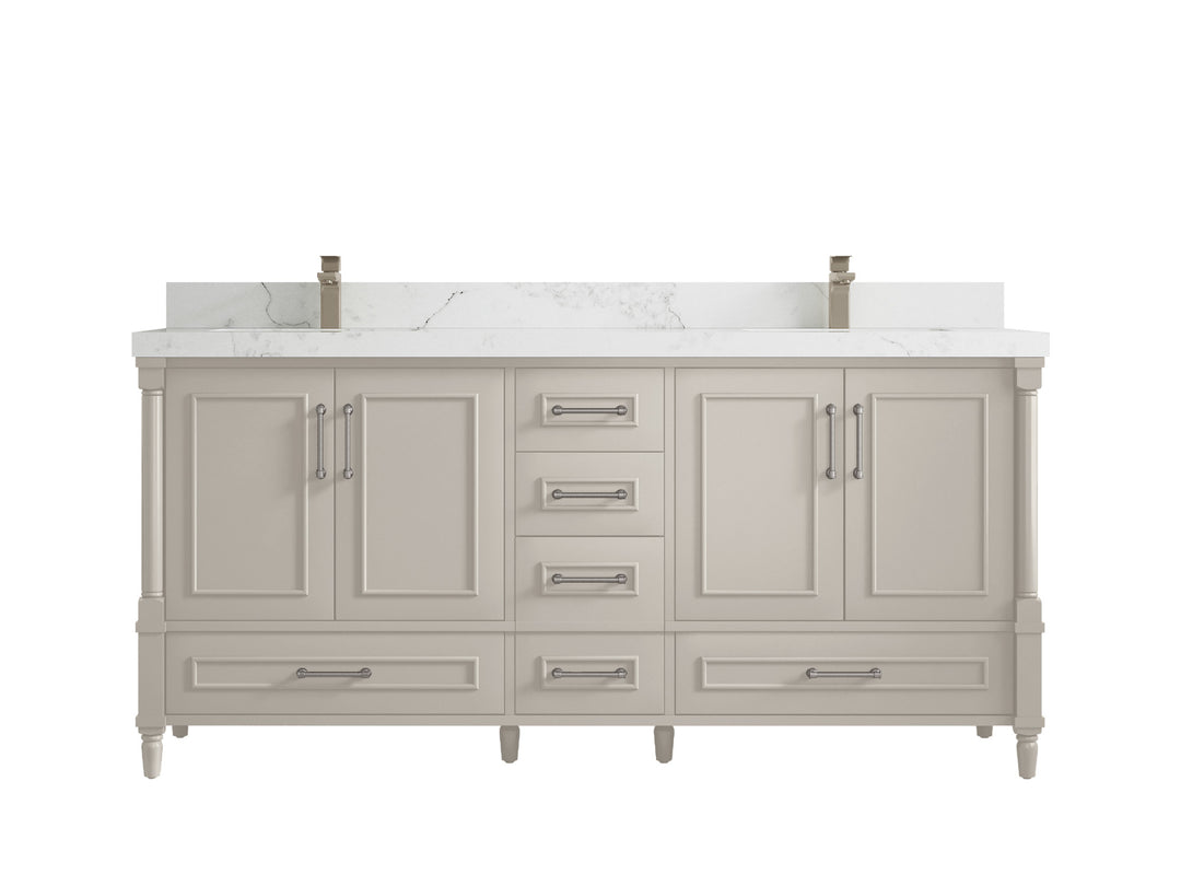 Aberdeen 72 in. W x 22 in. D Double Sink Bathroom Vanity