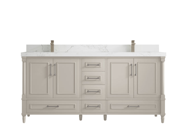 Aberdeen 72 in. W x 22 in. D Double Sink Bathroom Vanity - photo 14