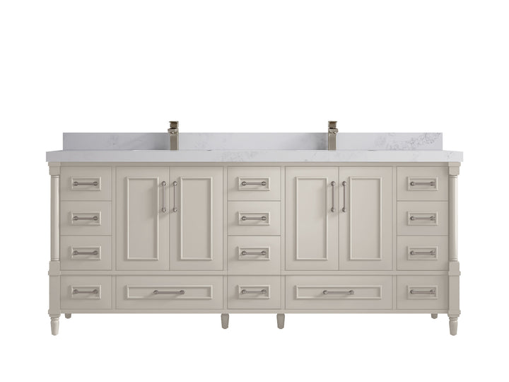 Aberdeen 80 in. W x 22 in. D Double Sink Bathroom Vanity - photo 15