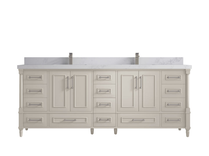 Aberdeen 84 in. W x 22 in. D Double Sink Bathroom Vanity - photo 14