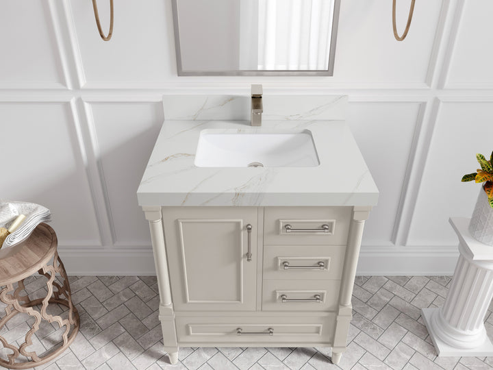 Aberdeen 30 in. W x 22 in. D Single Sink Bathroom Vanity - photo 19