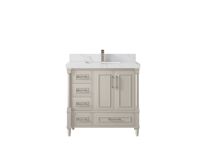 Aberdeen 36 in. W x 22 in. D Center Sink Bathroom vanity - photo 16