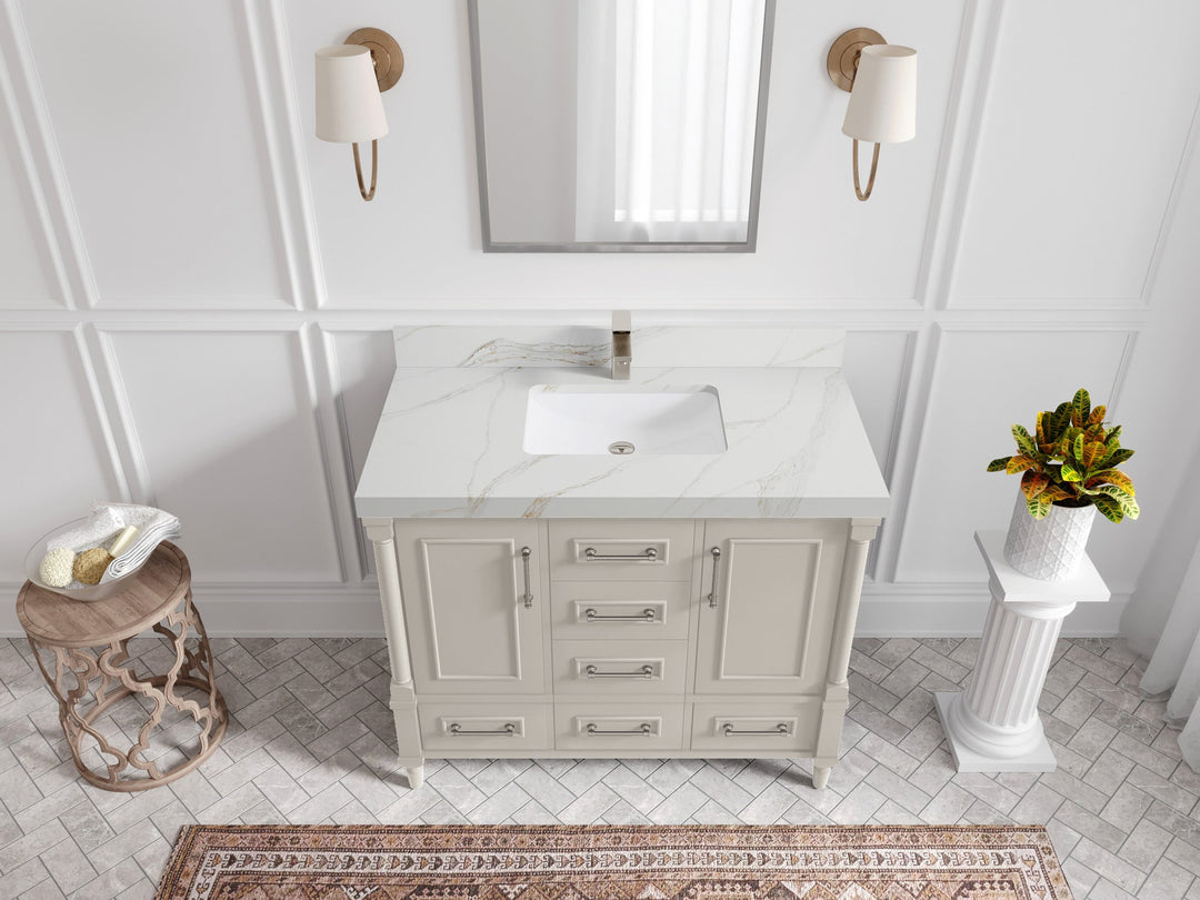 Aberdeen 42 in. W x 22 in. D Single Sink Bathroom Vanity