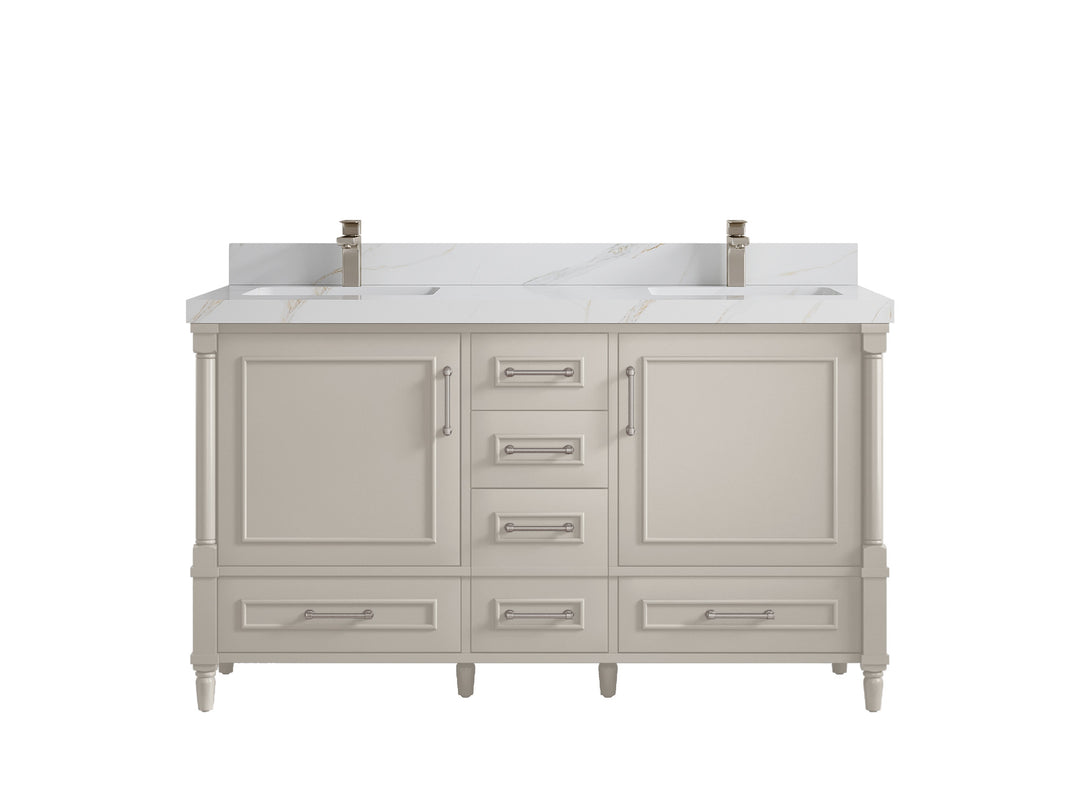 Aberdeen 60 in. W x 22 in. D Double Sink Bathroom Vanity