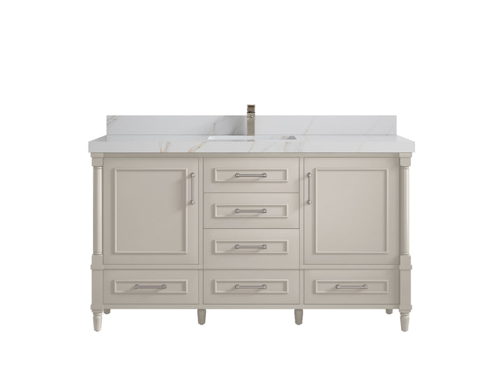Aberdeen 60 in. W x 22 in. D Single Sink Bathroom Vanity - photo 16