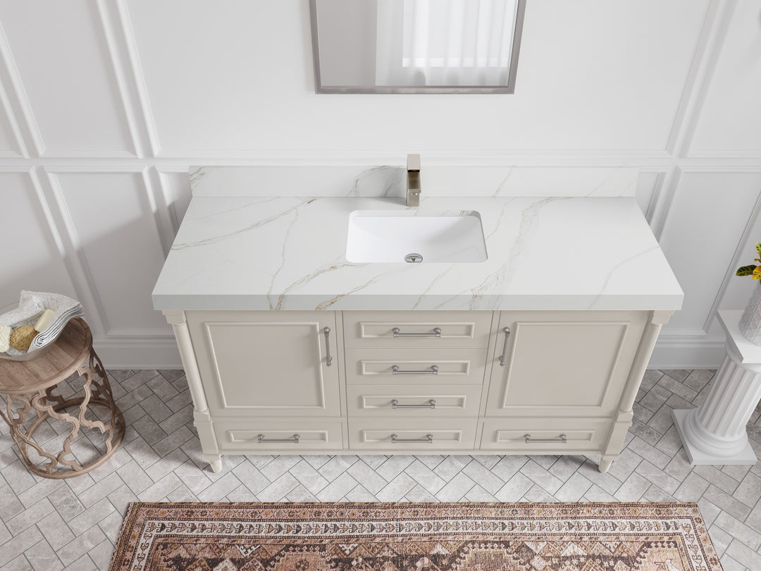 Aberdeen 60 in. W x 22 in. D Single Sink Bathroom Vanity