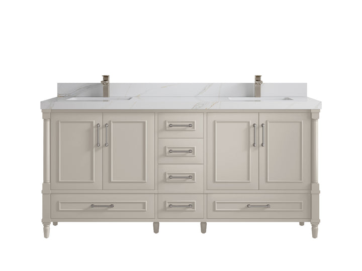Aberdeen 72 in. W x 22 in. D Double Sink Bathroom Vanity - photo 16