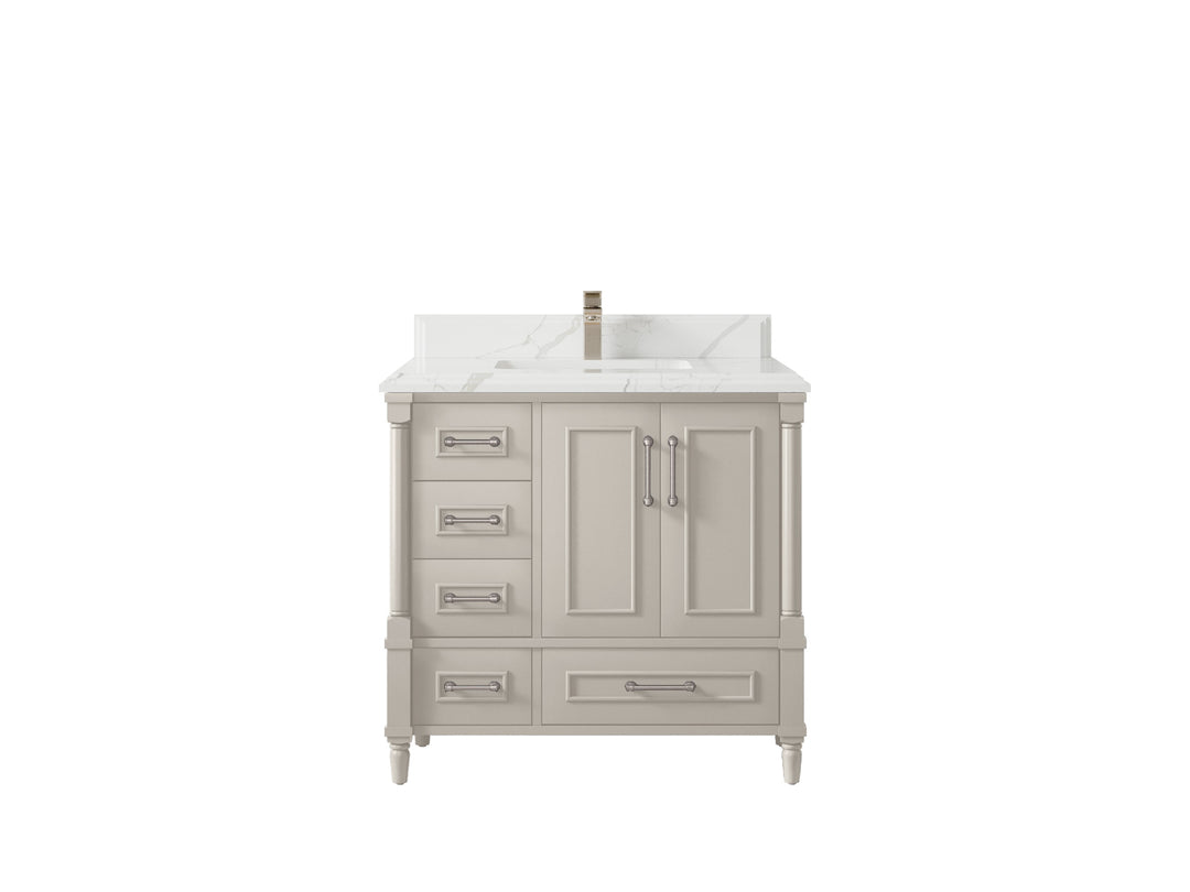 Aberdeen 36 in. W x 22 in. D Center Sink Bathroom vanity
