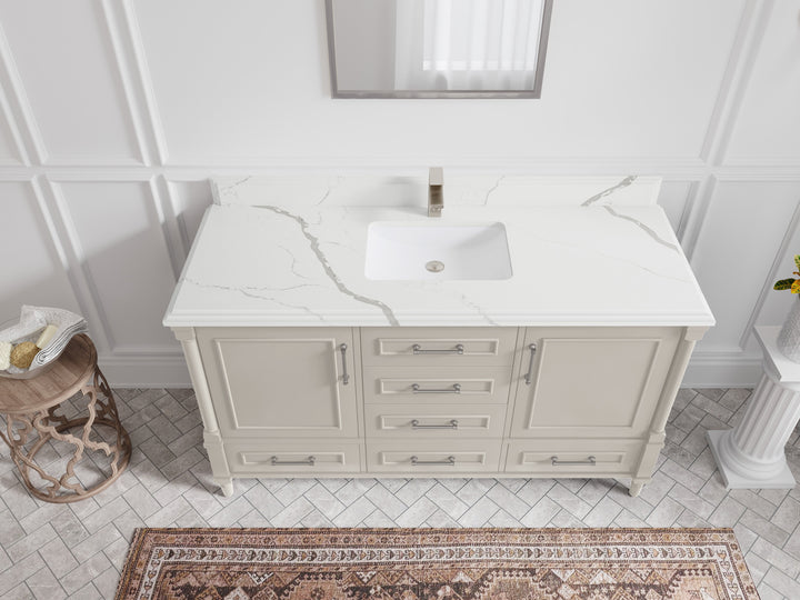 Aberdeen 60 in. W x 22 in. D Single Sink Bathroom Vanity - photo 21