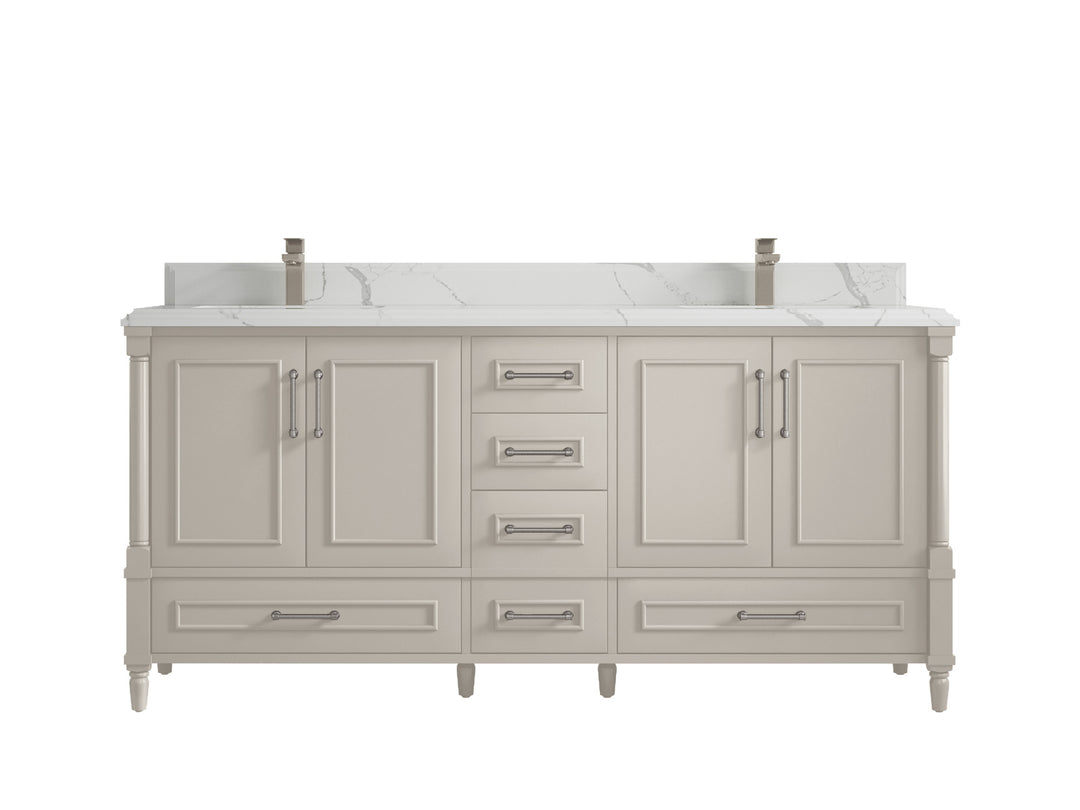 Aberdeen 72 in. W x 22 in. D Double Sink Bathroom Vanity