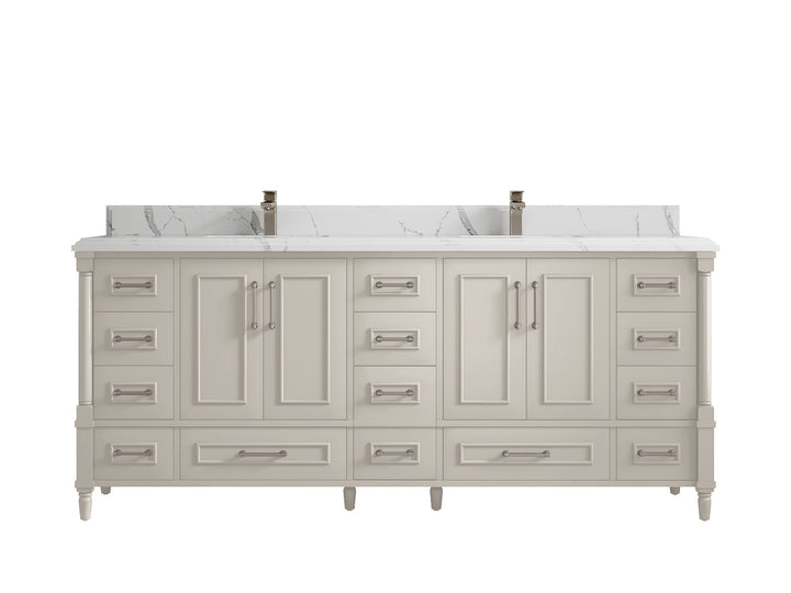Aberdeen 80 in. W x 22 in. D Double Sink Bathroom Vanity - photo 23