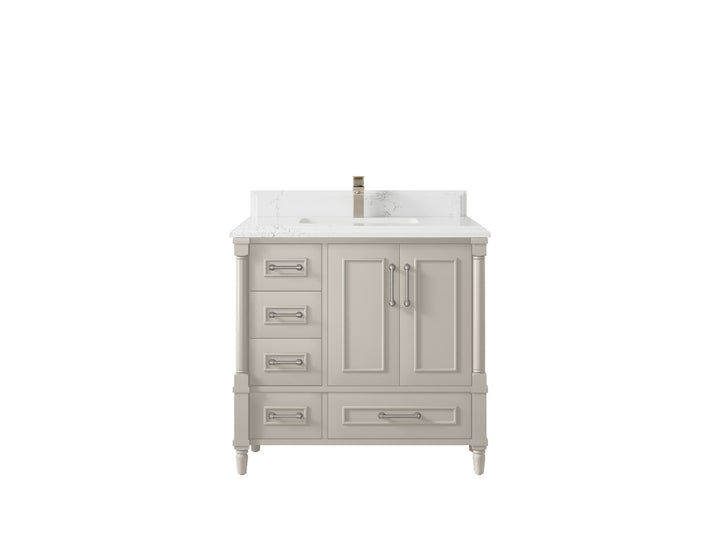 Aberdeen 36 in. W x 22 in. D Center Sink Bathroom vanity - photo 24