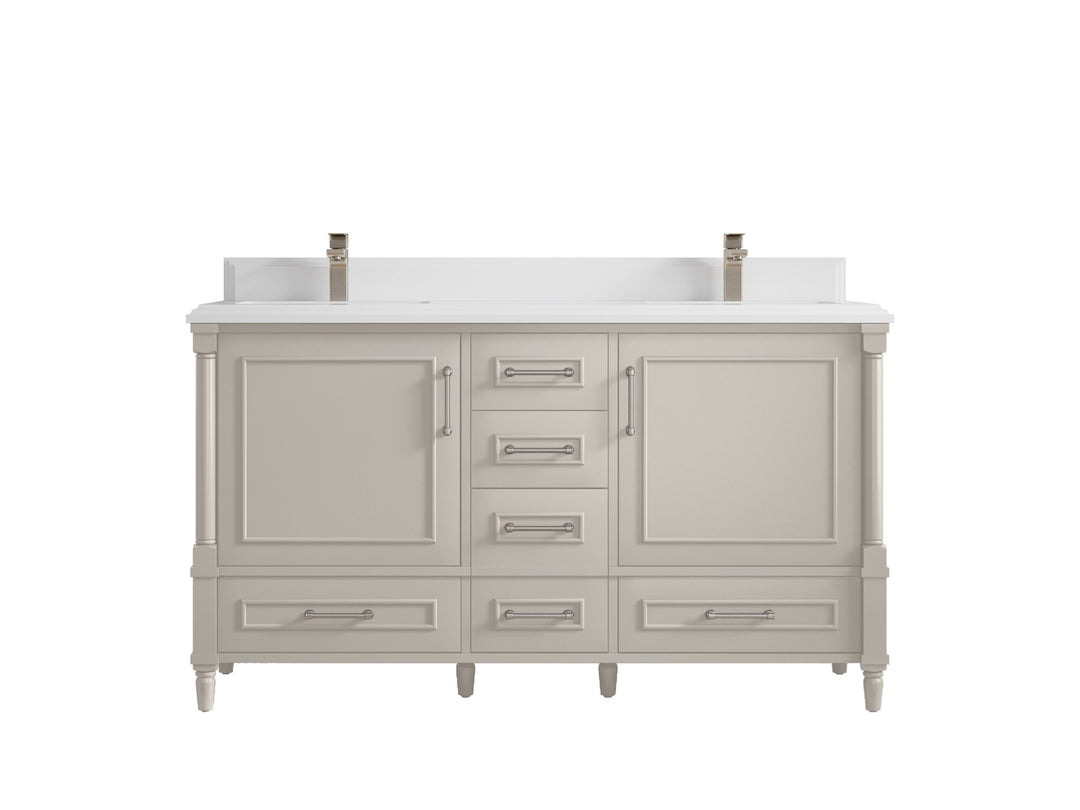 Aberdeen 60 in. W x 22 in. D Double Sink Bathroom Vanity