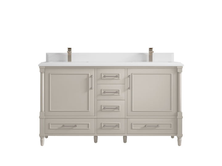 Aberdeen 60 in. W x 22 in. D Double Sink Bathroom Vanity - photo 27