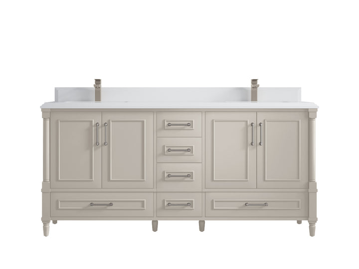 Aberdeen 72 in. W x 22 in. D Double Sink Bathroom Vanity - photo 26
