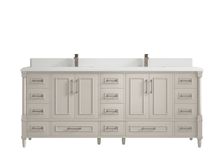 Aberdeen 80 in. W x 22 in. D Double Sink Bathroom Vanity - photo 27