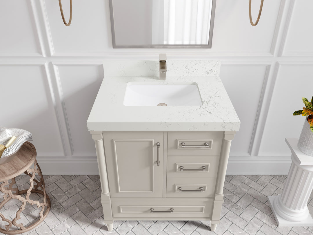 Aberdeen 30 in. W x 22 in. D Single Sink Bathroom Vanity
