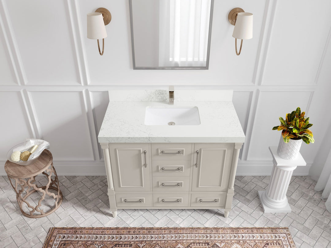 Aberdeen 42 in. W x 22 in. D Single Sink Bathroom Vanity