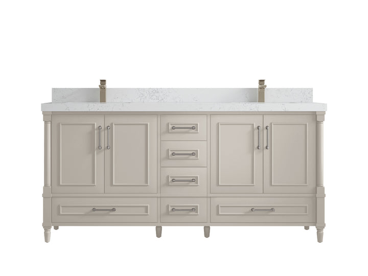Aberdeen 72 in. W x 22 in. D Double Sink Bathroom Vanity - photo 28