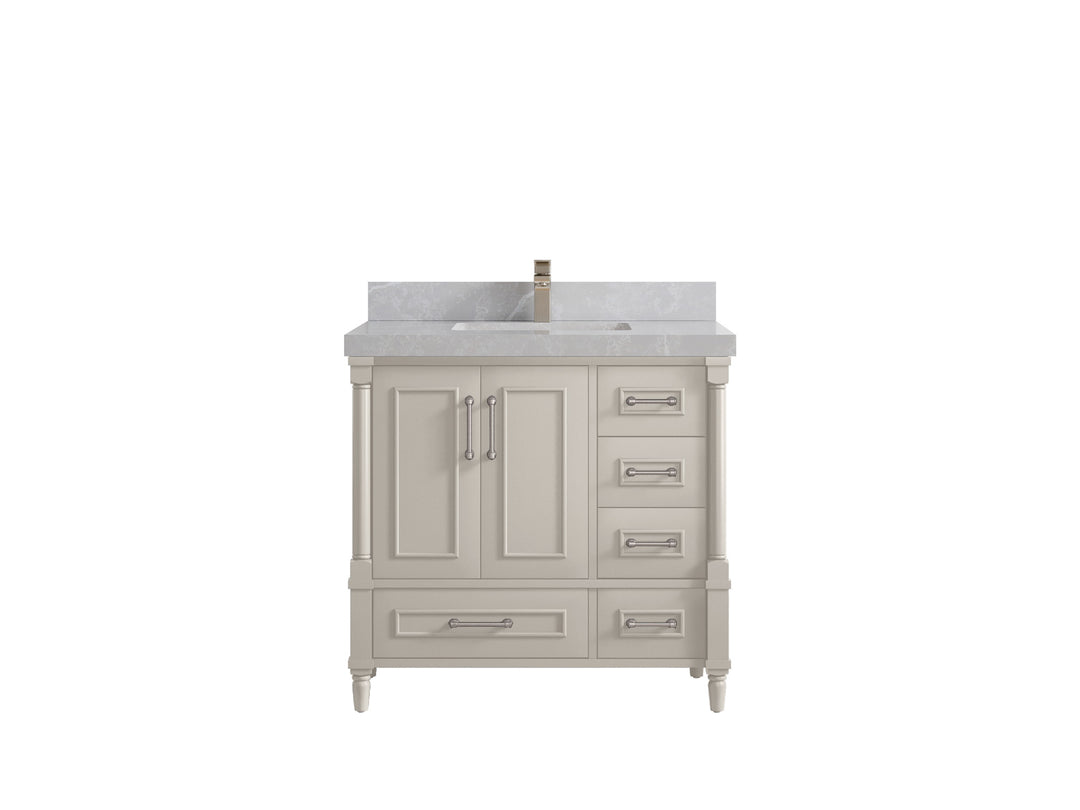 Aberdeen 36 in. W x 22 in. D Center Sink Bathroom Vanity