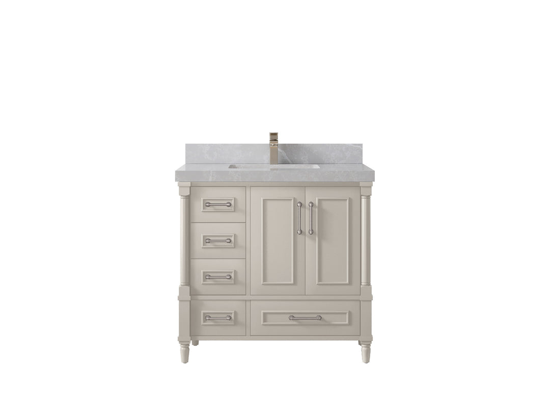 Aberdeen 36 in. W x 22 in. D Center Sink Bathroom vanity