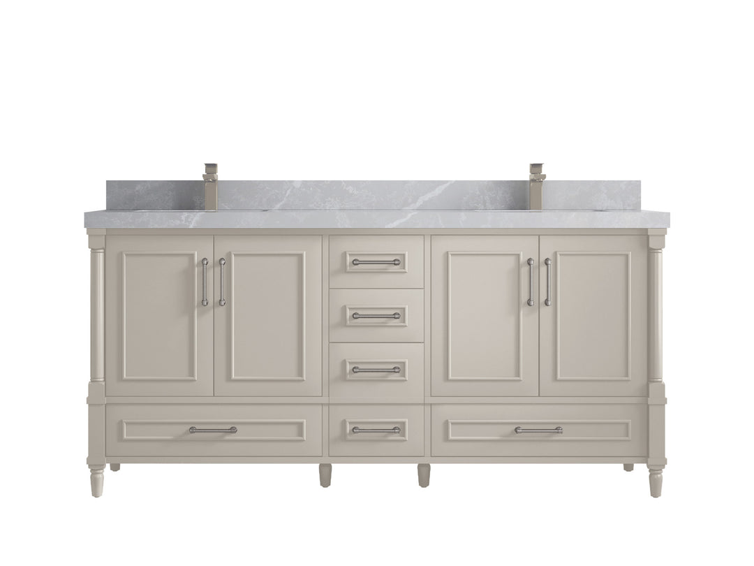 Aberdeen 72 in. W x 22 in. D Double Sink Bathroom Vanity