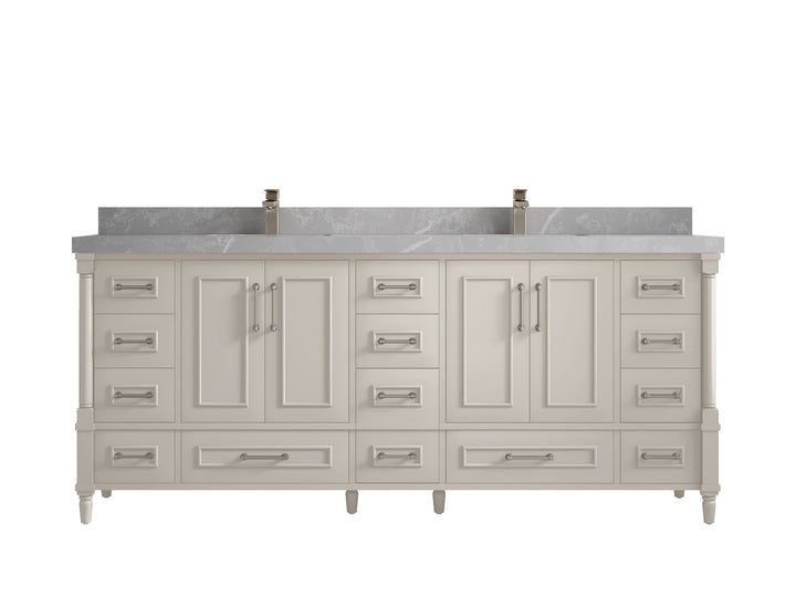 Aberdeen 80 in. W x 22 in. D Double Sink Bathroom Vanity - photo 31