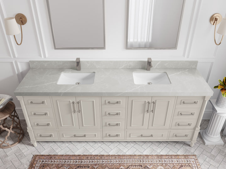 Aberdeen 84 in. W x 22 in. D Double Sink Bathroom Vanity - photo 29