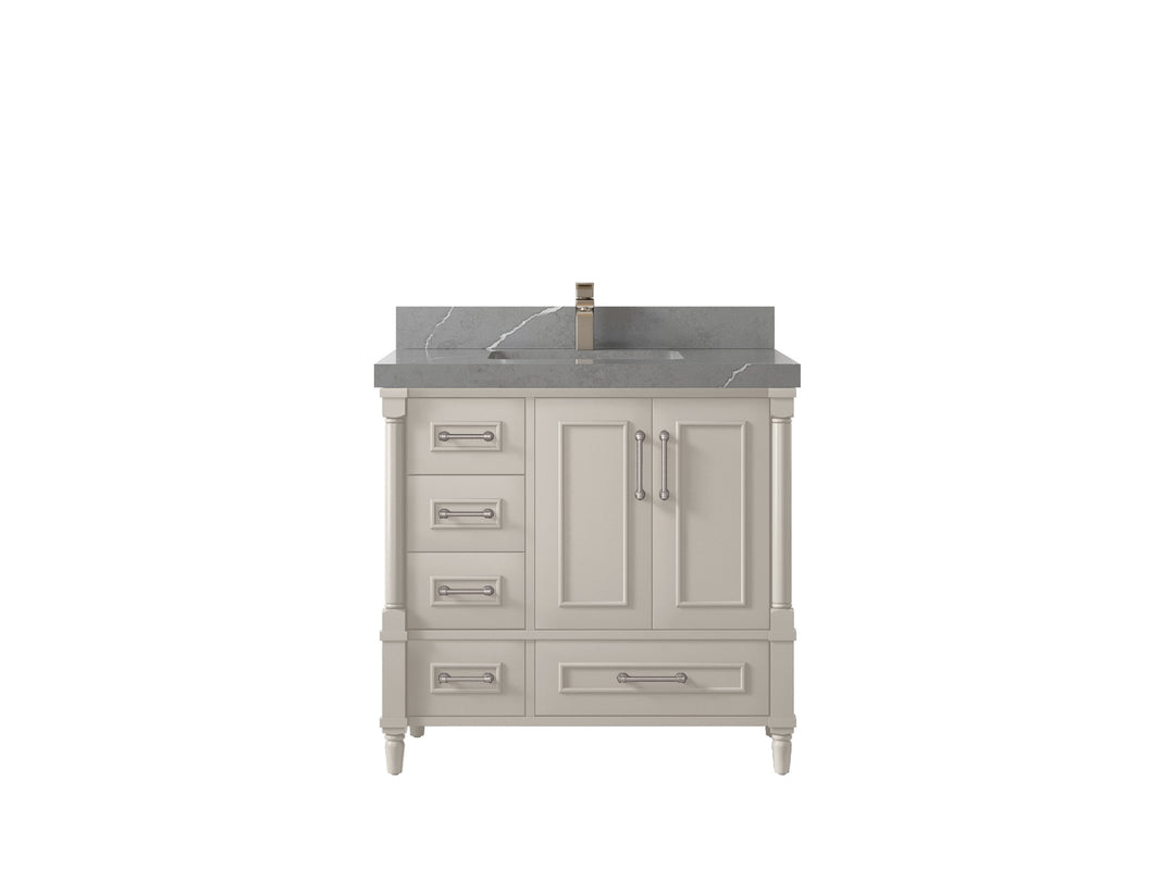 Aberdeen 36 in. W x 22 in. D Center Sink Bathroom vanity