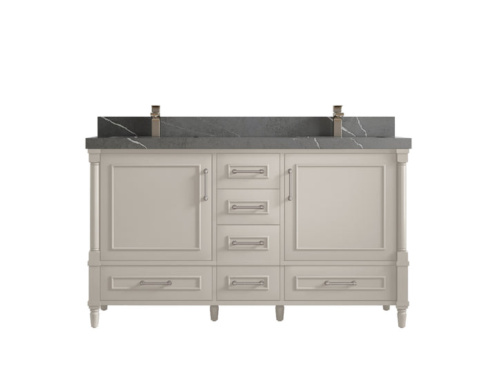 Aberdeen 60 in. W x 22 in. D Double Sink Bathroom Vanity - photo 33