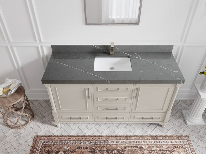 Aberdeen 60 in. W x 22 in. D Single Sink Bathroom Vanity - photo 31