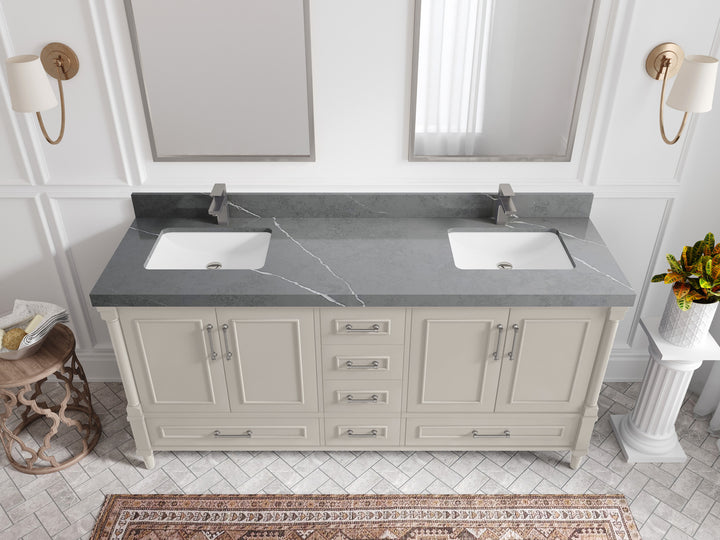 Aberdeen 72 in. W x 22 in. D Double Sink Bathroom Vanity - photo 31