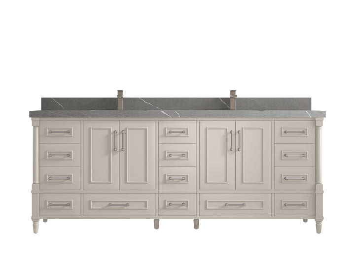 Aberdeen 84 in. W x 22 in. D Double Sink Bathroom Vanity - photo 32