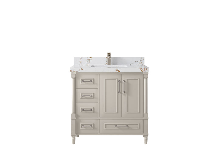 Aberdeen 36 in. W x 22 in. D Center Sink Bathroom vanity - photo 34