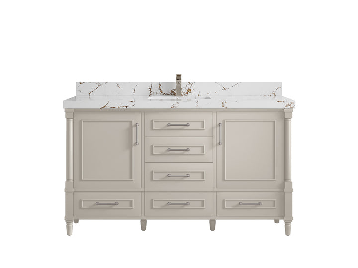Aberdeen 60 in. W x 22 in. D Single Sink Bathroom Vanity - photo 34