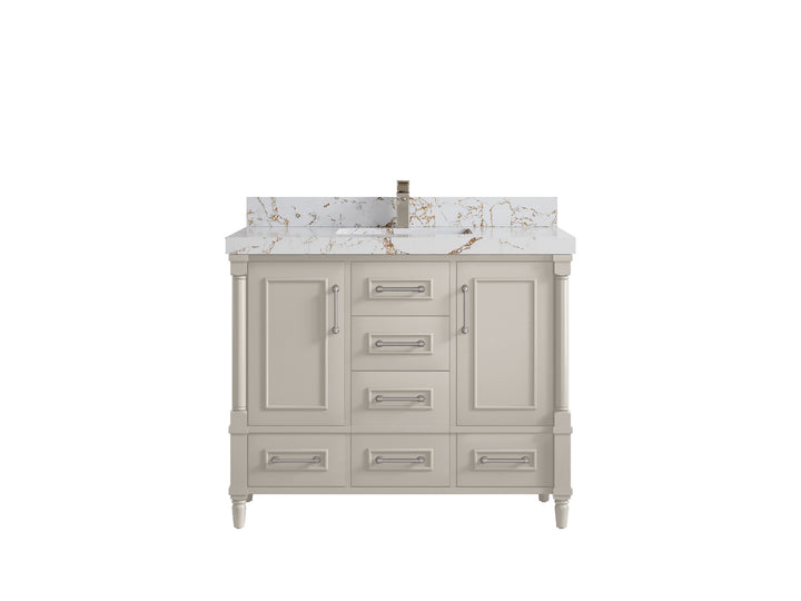 Aberdeen 42 in. W x 22 in. D Single Sink Bathroom Vanity - photo 36