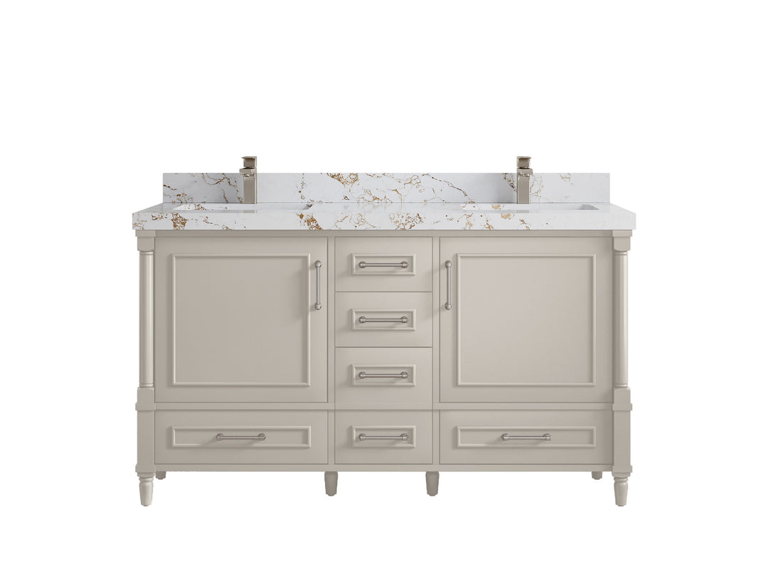 Aberdeen 60 in. W x 22 in. D Double Sink Bathroom Vanity