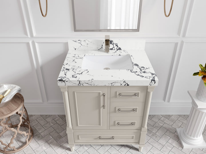 Aberdeen 30 in. W x 22 in. D Single Sink Bathroom Vanity - photo 37
