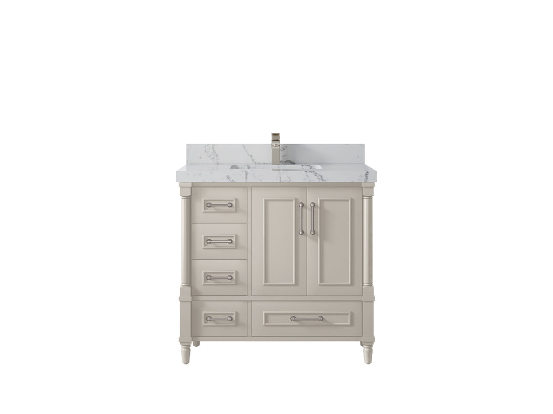 Aberdeen 36 in. W x 22 in. D Center Sink Bathroom vanity
