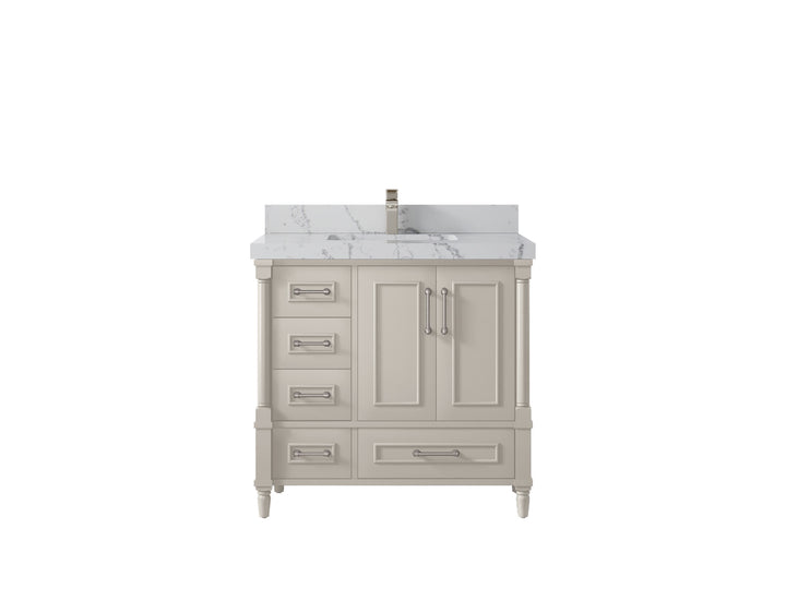 Aberdeen 36 in. W x 22 in. D Center Sink Bathroom vanity - photo 40
