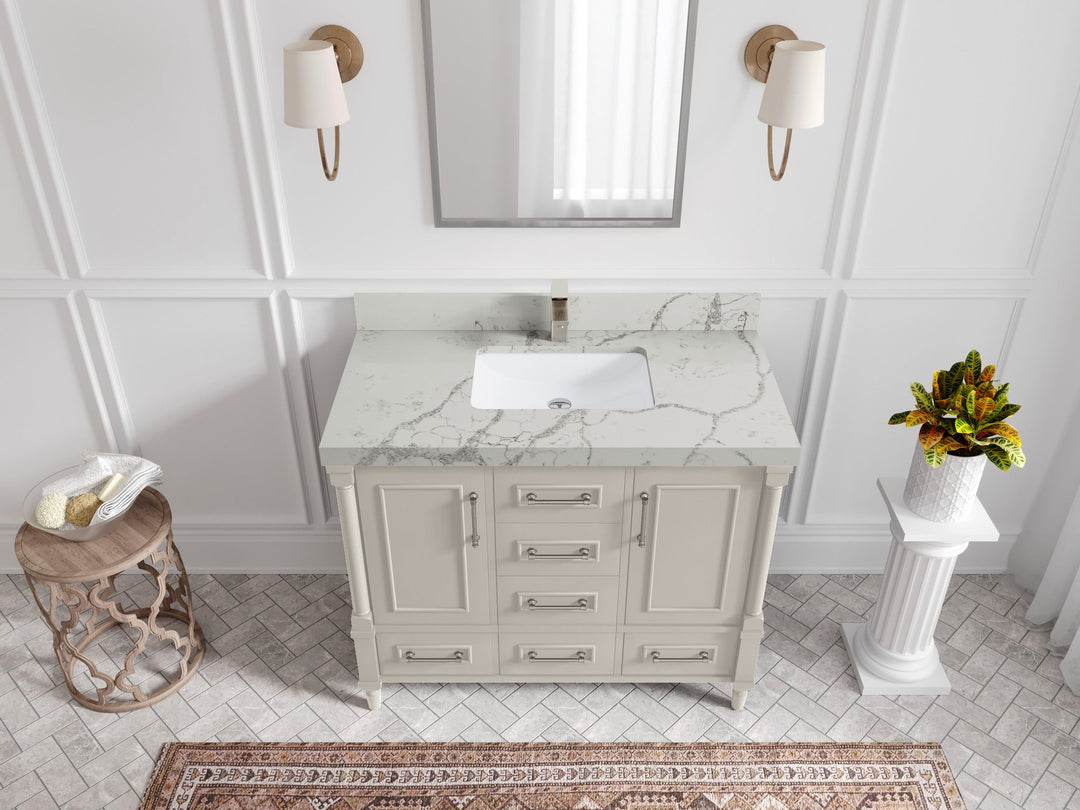 Aberdeen 42 in. W x 22 in. D Single Sink Bathroom Vanity