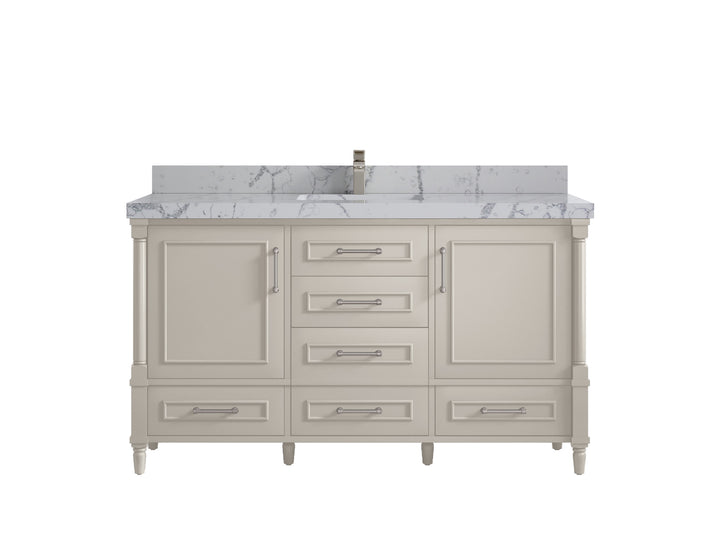 Aberdeen 60 in. W x 22 in. D Single Sink Bathroom Vanity - photo 40