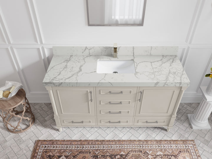 Aberdeen 60 in. W x 22 in. D Single Sink Bathroom Vanity - photo 39