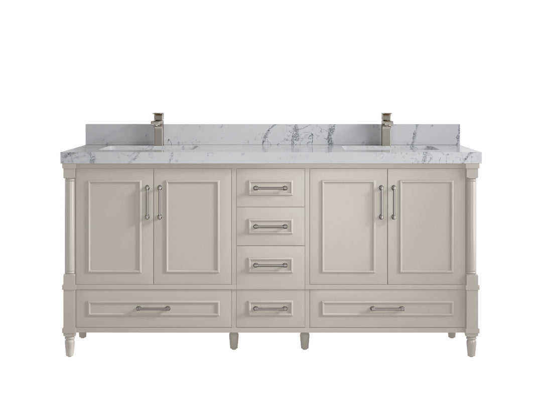Aberdeen 72 in. W x 22 in. D Double Sink Bathroom Vanity