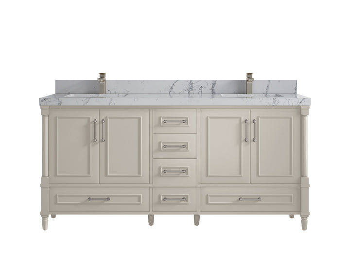 Aberdeen 72 in. W x 22 in. D Double Sink Bathroom Vanity - photo 40