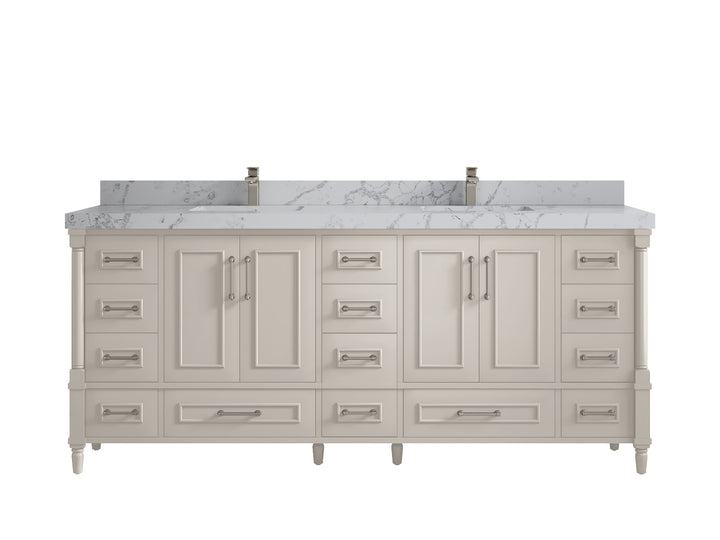 Aberdeen 80 in. W x 22 in. D Double Sink Bathroom Vanity - photo 41