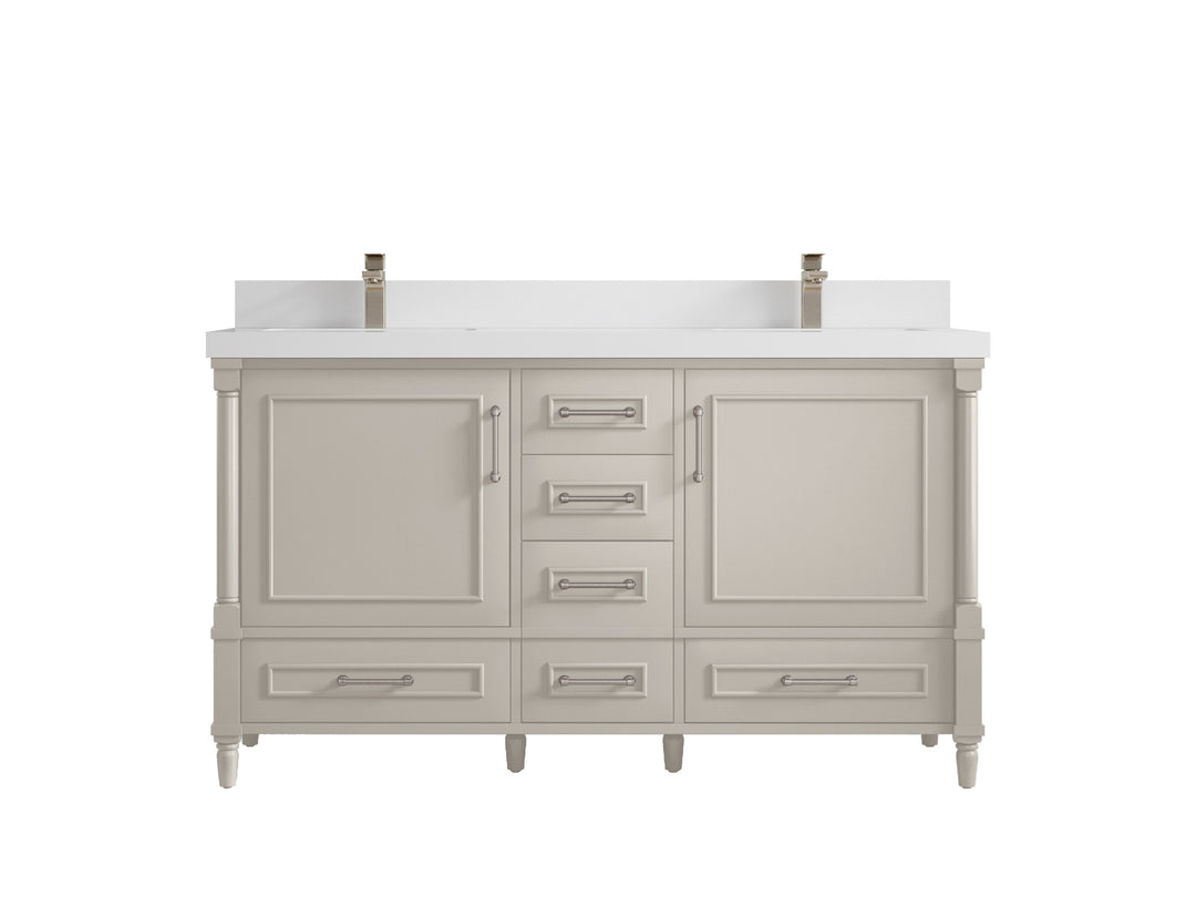 Aberdeen 60 in. W x 22 in. D Double Sink Bathroom Vanity