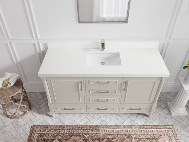 Aberdeen 60 in. W x 22 in. D Single Sink Bathroom Vanity - photo 42